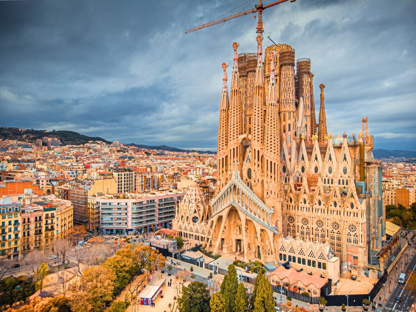 Sagrada Família basilica in Barcelona, Spain